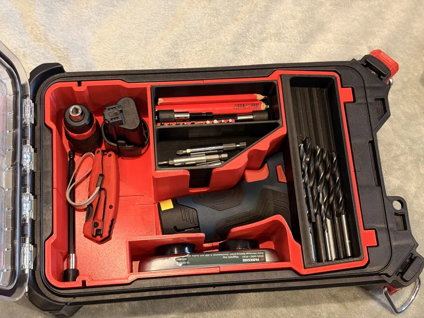 Khay insert Milwaukee Packout cho máy khoan Bosch GSR 120-Li - Image 1