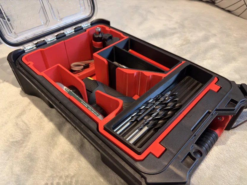 Khay insert Milwaukee Packout cho máy khoan Bosch GSR 120-Li - Image 2