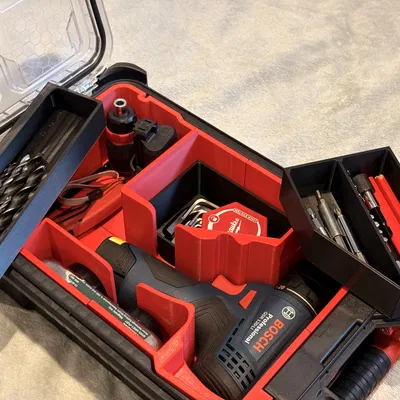 Khay insert Milwaukee Packout cho máy khoan Bosch GSR 120-Li