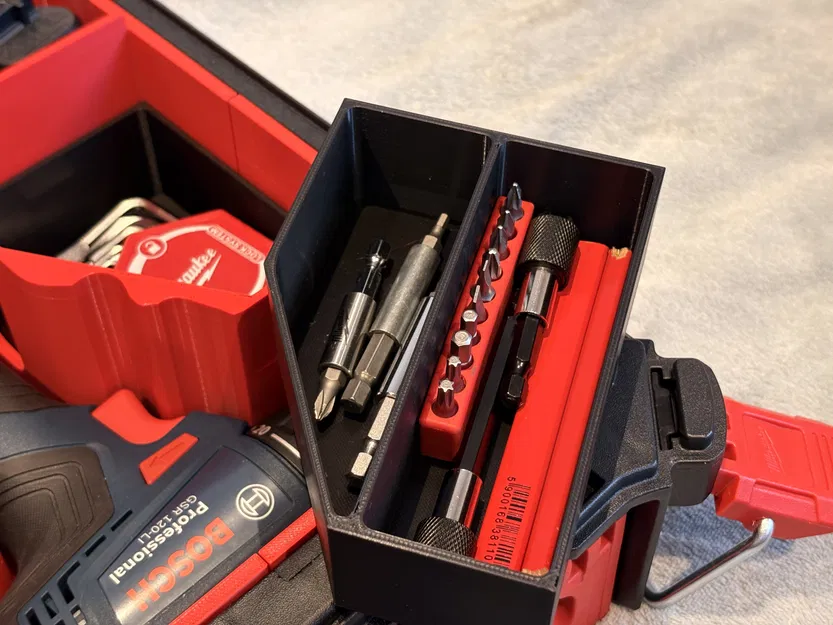 Khay insert Milwaukee Packout cho máy khoan Bosch GSR 120-Li - Image 4