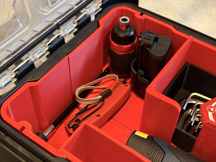 Khay insert Milwaukee Packout cho máy khoan Bosch GSR 120-Li - Image 9