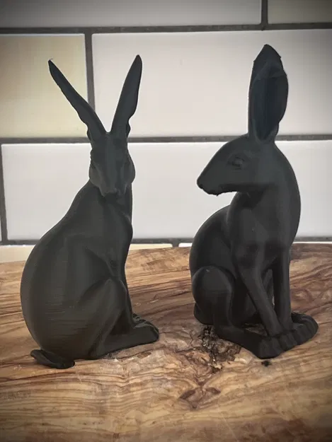 Thỏ rừng ngồi (Sitting hare) - Image 1