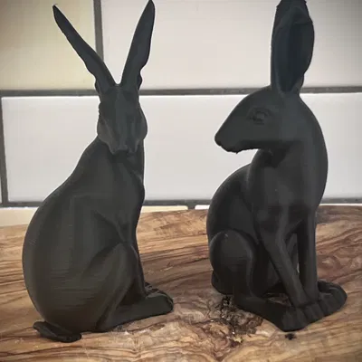 Thỏ rừng ngồi (Sitting hare)