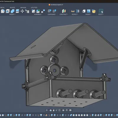 Máng ăn chim kiểu Alpine – Bản lớn (Bird Feeder Alpine Style - Big One)