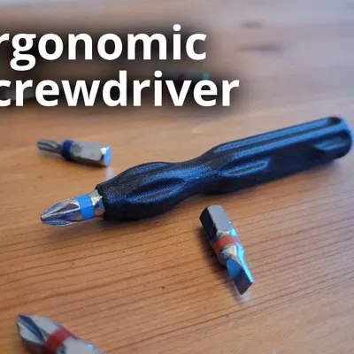 Tuốc nơ vít công thái học - Giá giữ đầu bit