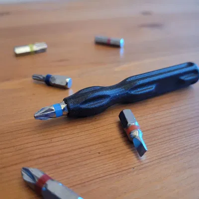 Tuốc nơ vít công thái học - Giá giữ đầu bit