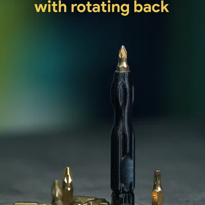 Tua vít nam châm cho bit, đuôi xoay (spinning back)