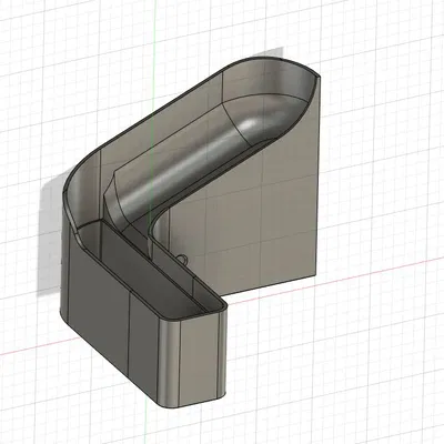 Thùng hứng poop shoot tháo rời cho Bambu Lab X1-Carbon / P1P / P2S