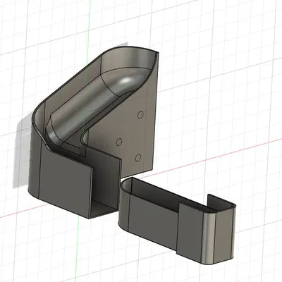 Thùng hứng poop shoot tháo rời cho Bambu Lab X1-Carbon / P1P / P2S