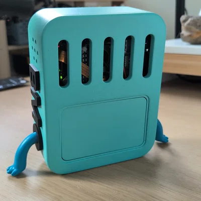 BMO từ Adventure Time - Dự án Local AI Agent (Vỏ enclosure)