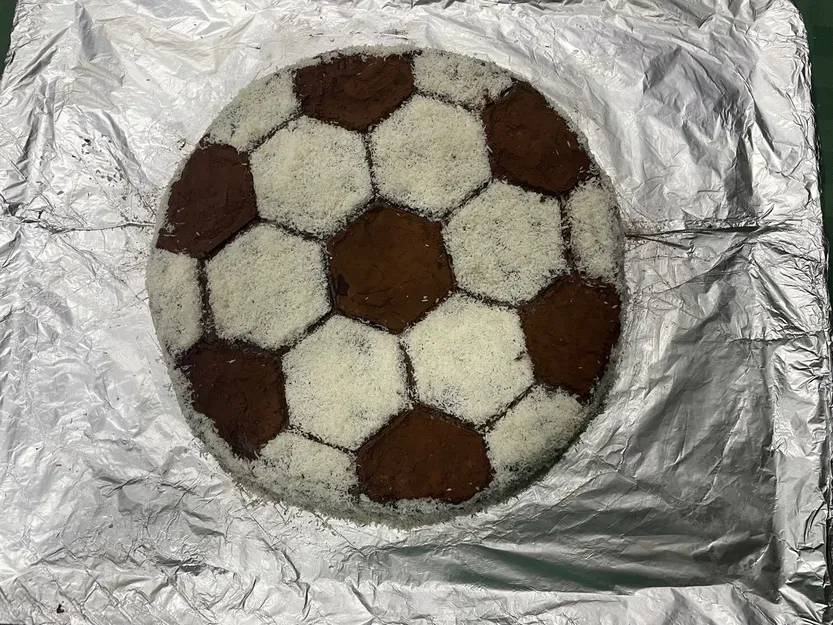 Stencil trang trí bánh hình quả bóng - Image 1