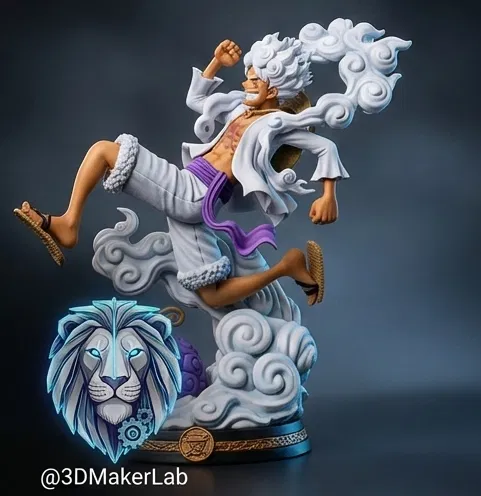 Luffy Gear 5 – Nika Awakening (Mô hình 3D) - Image 1