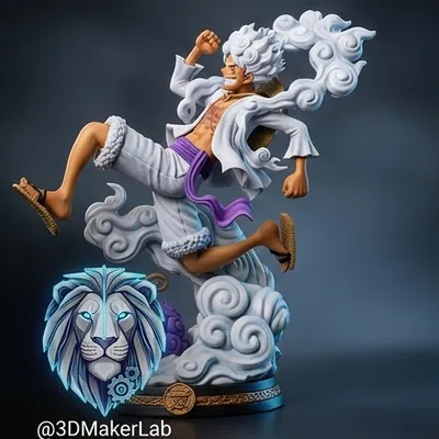 Luffy Gear 5 – Nika Awakening (Mô hình 3D)