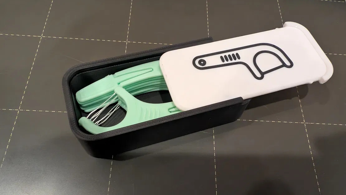 Hộp đựng tăm nha khoa (Oral Flossers) có nắp - Image 2