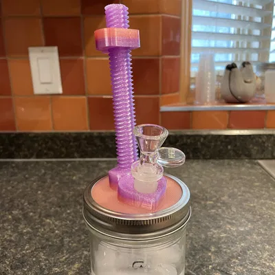 Fidget Spinner Hình Trái Tim Mason Jar Bong