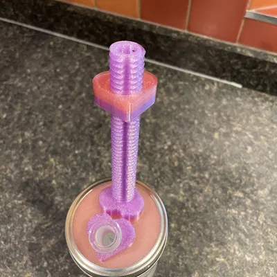Fidget Spinner Hình Trái Tim Mason Jar Bong
