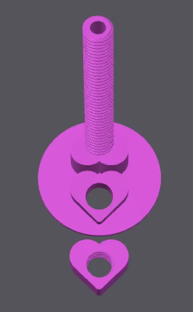 Fidget Spinner Hình Trái Tim Mason Jar Bong - Image 7