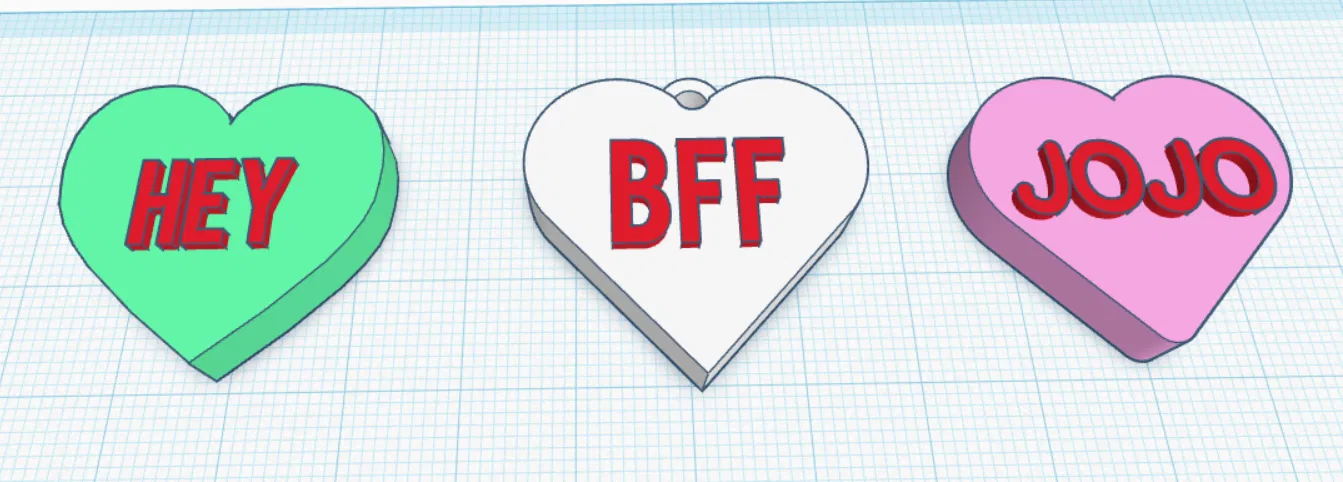 Phòng Lab Kẹo Trái Tim 3D của Học Sinh (Student 3D Candy Heart Lab) - Image 1