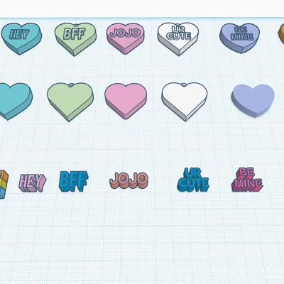 Phòng Lab Kẹo Trái Tim 3D của Học Sinh (Student 3D Candy Heart Lab)