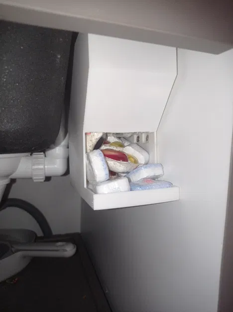 Hộp đựng viên rửa chén (dishwasher tablets) treo tủ bếp - Image 2