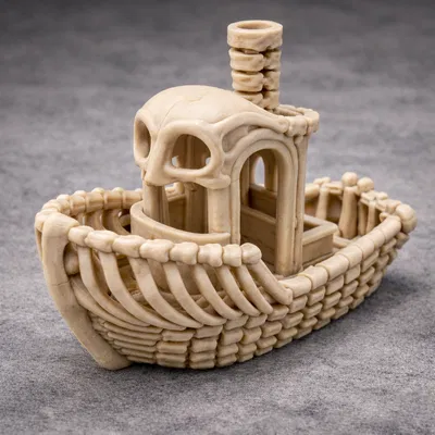 Fossil Benchy – Benchy kiểu hóa thạch (xương)