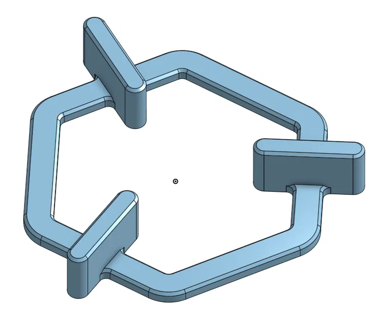 Cữ căn gạch cho gạch lục giác (Tile Spacer for Hexagonal Tiles) - Image 1