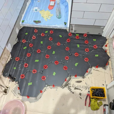 Cữ căn gạch cho gạch lục giác (Tile Spacer for Hexagonal Tiles)