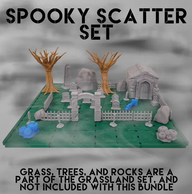 Bộ Spooky Scatter Terrain cho DungeonFab – Bản phát hành chính thức - Image 1