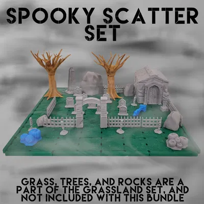 Bộ Spooky Scatter Terrain cho DungeonFab – Bản phát hành chính thức