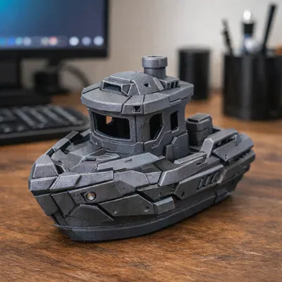 Armoured Plate Benchy – Benchy Bọc Giáp Góc Cạnh