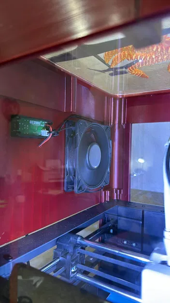 Hệ thống vent enclosure AD5X kèm lọc và PID (ad5x enclosure vent and filter system) - Image 1