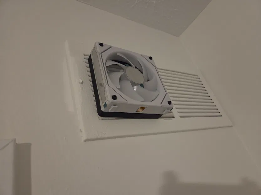 Ngàm gắn quạt 120mm nam châm với nam châm 10x5 và insert M3 - Image 2