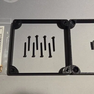 Ngàm gắn quạt 120mm nam châm với nam châm 10x5 và insert M3