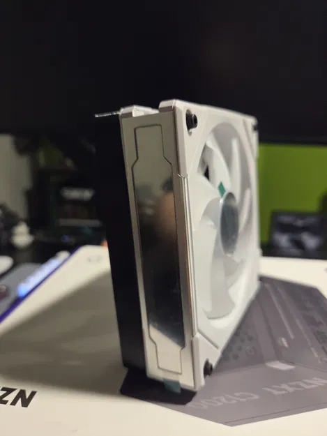 Ngàm gắn quạt 120mm nam châm với nam châm 10x5 và insert M3 - Image 5