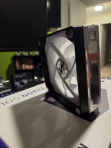 Ngàm gắn quạt 120mm nam châm với nam châm 10x5 và insert M3 - Image 6