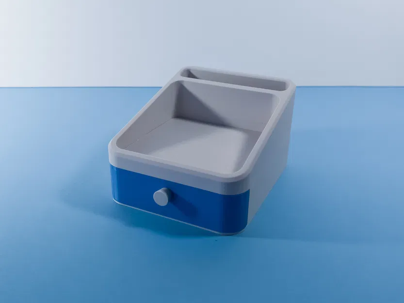 Khay có ngăn kéo và giá đỡ điện thoại - Image 4