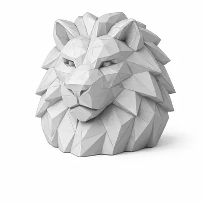 Bộ Sưu Tập Tượng Đầu Thú Low-Poly (Low-Poly Animal Head Sculpture Collection)
