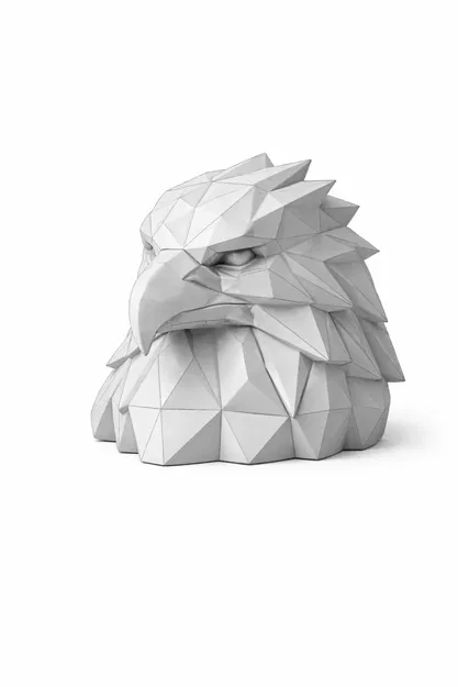 Bộ Sưu Tập Tượng Đầu Thú Low-Poly (Low-Poly Animal Head Sculpture Collection) - Image 8