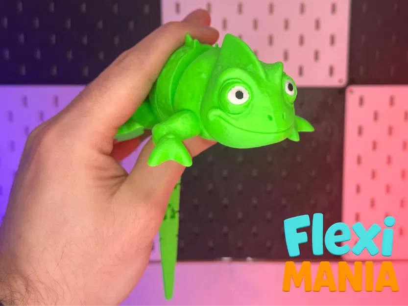 Tắc kè hoa khớp nối Print-in-Place – Flexi multicolor - Image 4