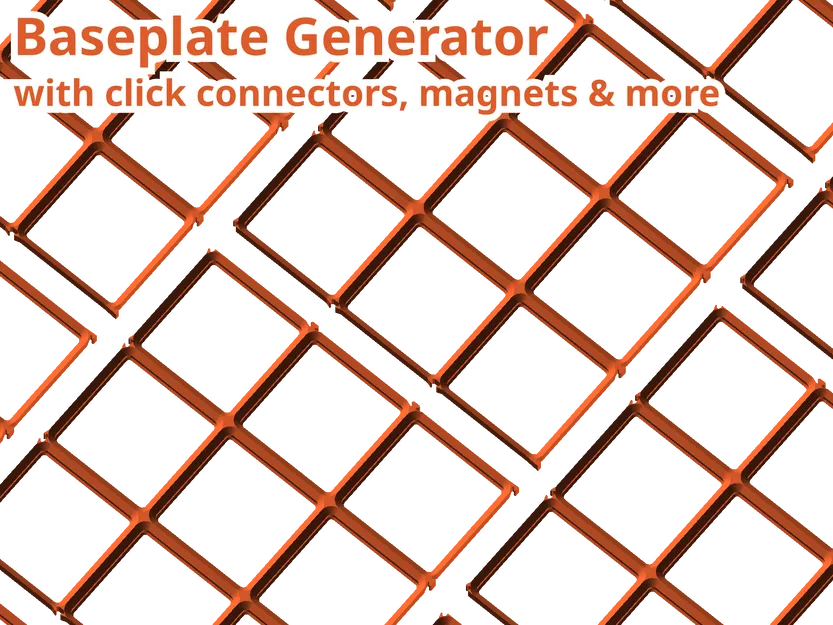 GridFlock: Trình tạo baseplate Gridfinity - Image 1