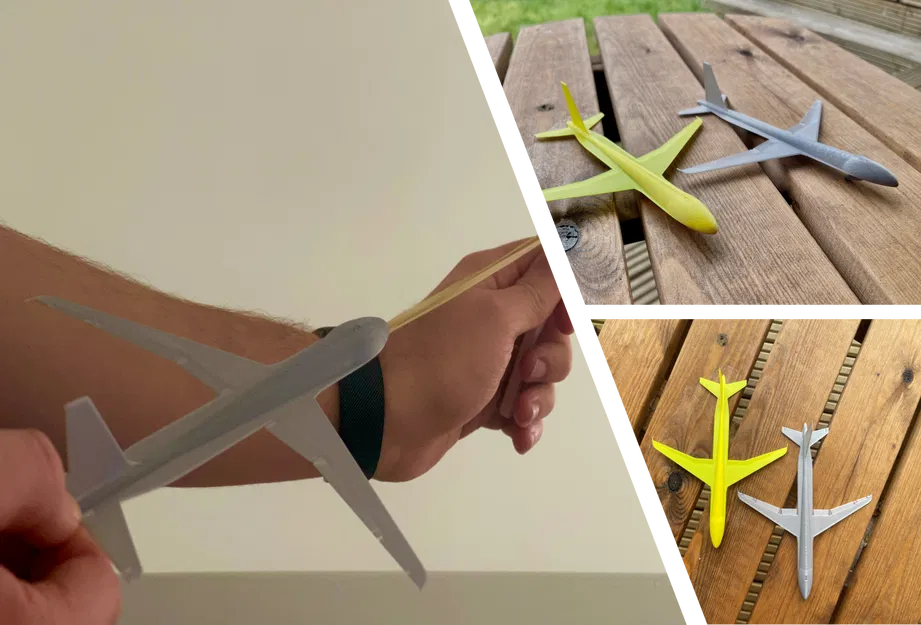 Glider ná thun Airbus A320 (Chỉ cần 1 dây thun!) - Image 1