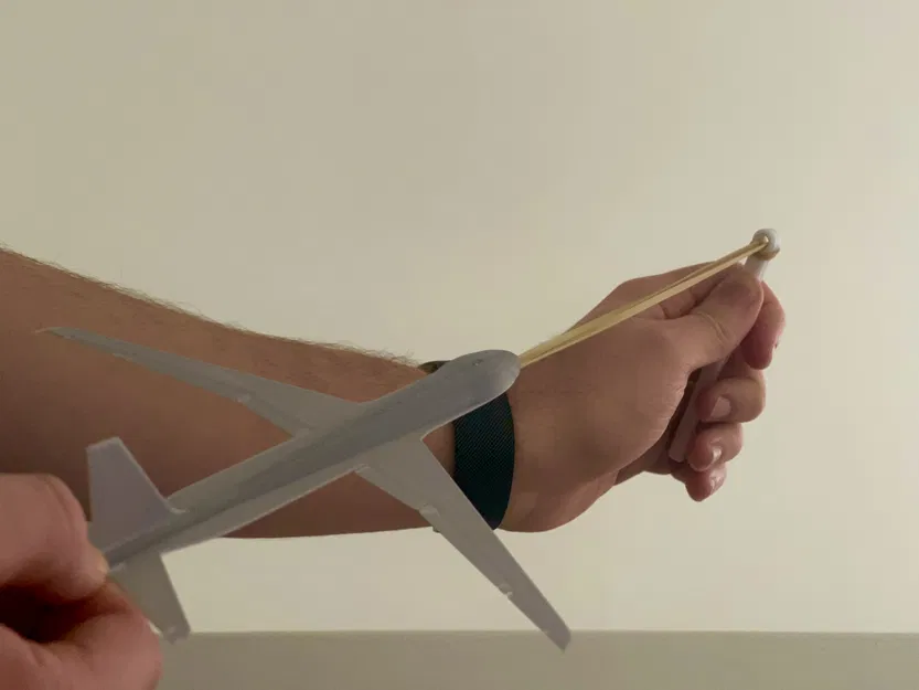 Glider ná thun Airbus A320 (Chỉ cần 1 dây thun!) - Image 3