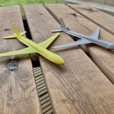 Glider ná thun Airbus A320 (Chỉ cần 1 dây thun!)