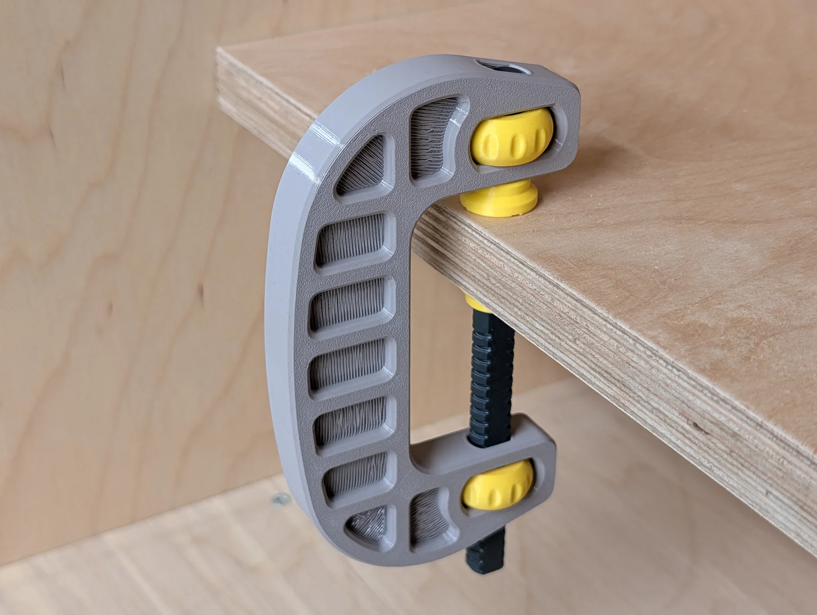 C-clamp - in được 100% - không cần support - tối ưu hướng in 1