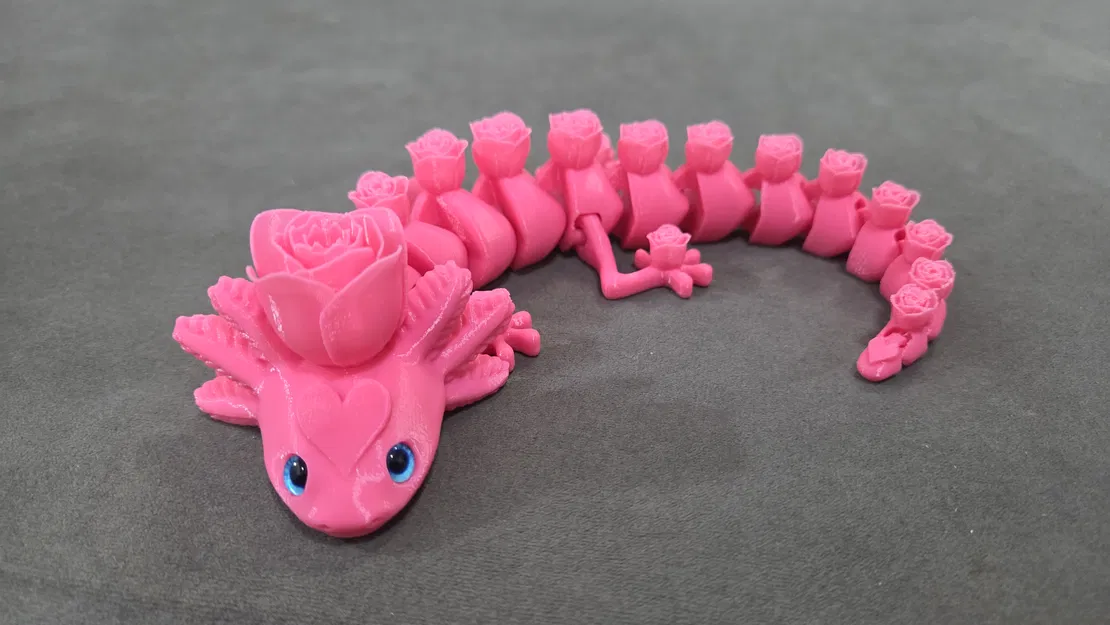 Rosolotl (Axolotl khớp nối) – tương thích mắt kính 6mm + 8mm - Image 5