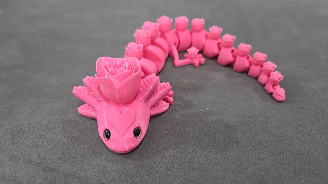 Rosolotl (Axolotl khớp nối) – tương thích mắt kính 6mm + 8mm - Image 8