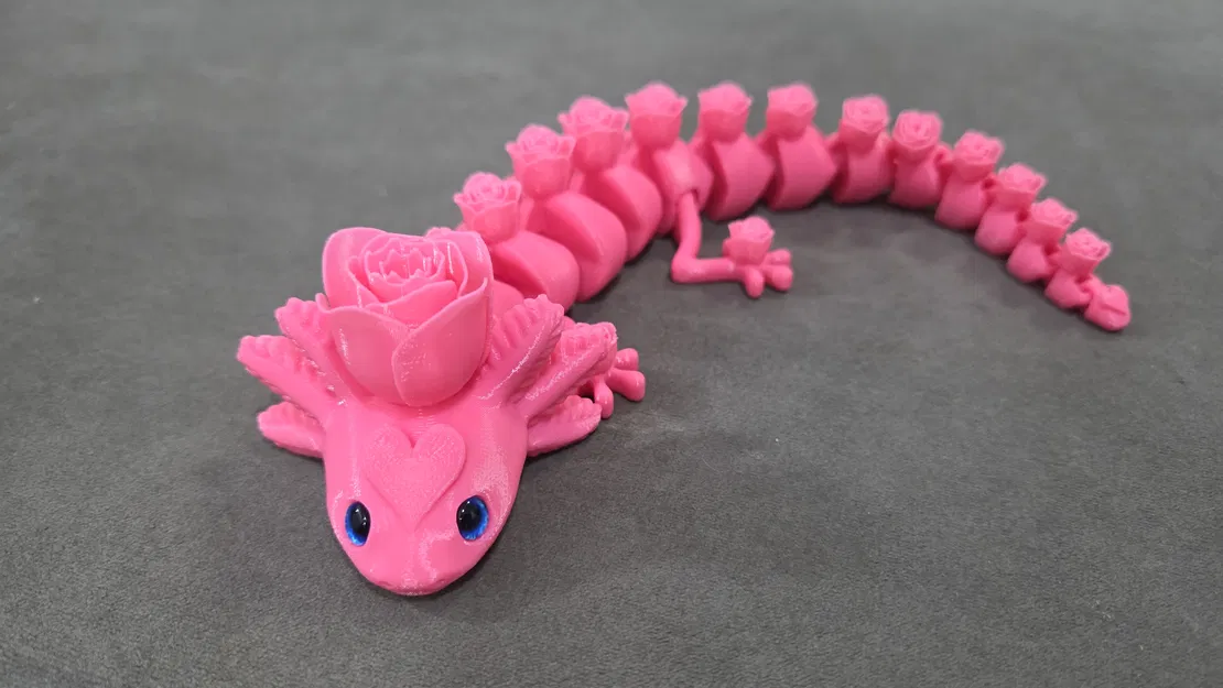 Rosolotl (Axolotl khớp nối) – tương thích mắt kính 6mm + 8mm - Image 9