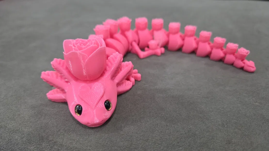 Rosolotl (Axolotl khớp nối) – tương thích mắt kính 6mm + 8mm - Image 10