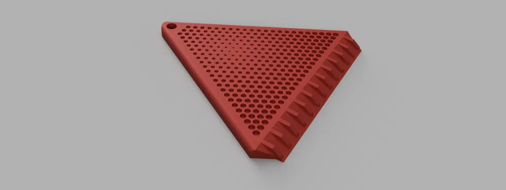 Dụng Cụ Cạo Băng Kính Chắn Gió Ô Tô Tam Giác Nhỏ Gọn (In 3D) - Image 5