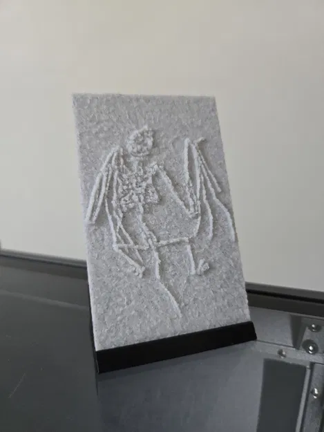 Lithophane hóa thạch dơi cổ đại (Icaronycteris gunnelli) - Image 1